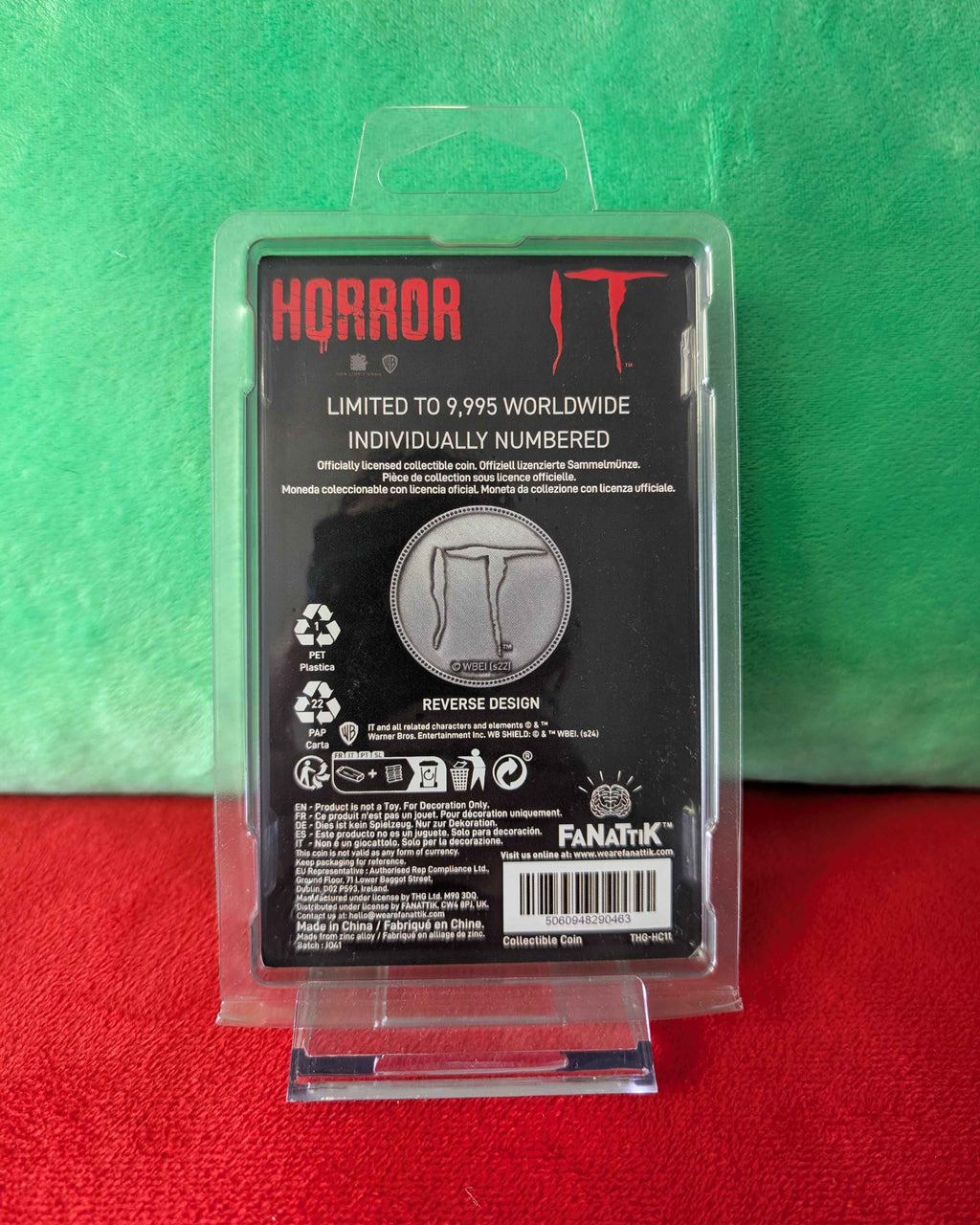 IT : Limited Edition Horror Collectible " You'll Float Too " Coin