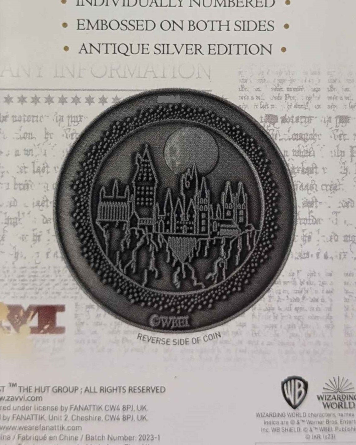 Harry Potter : Limited Edition Ron Weasley Collectible Coin
