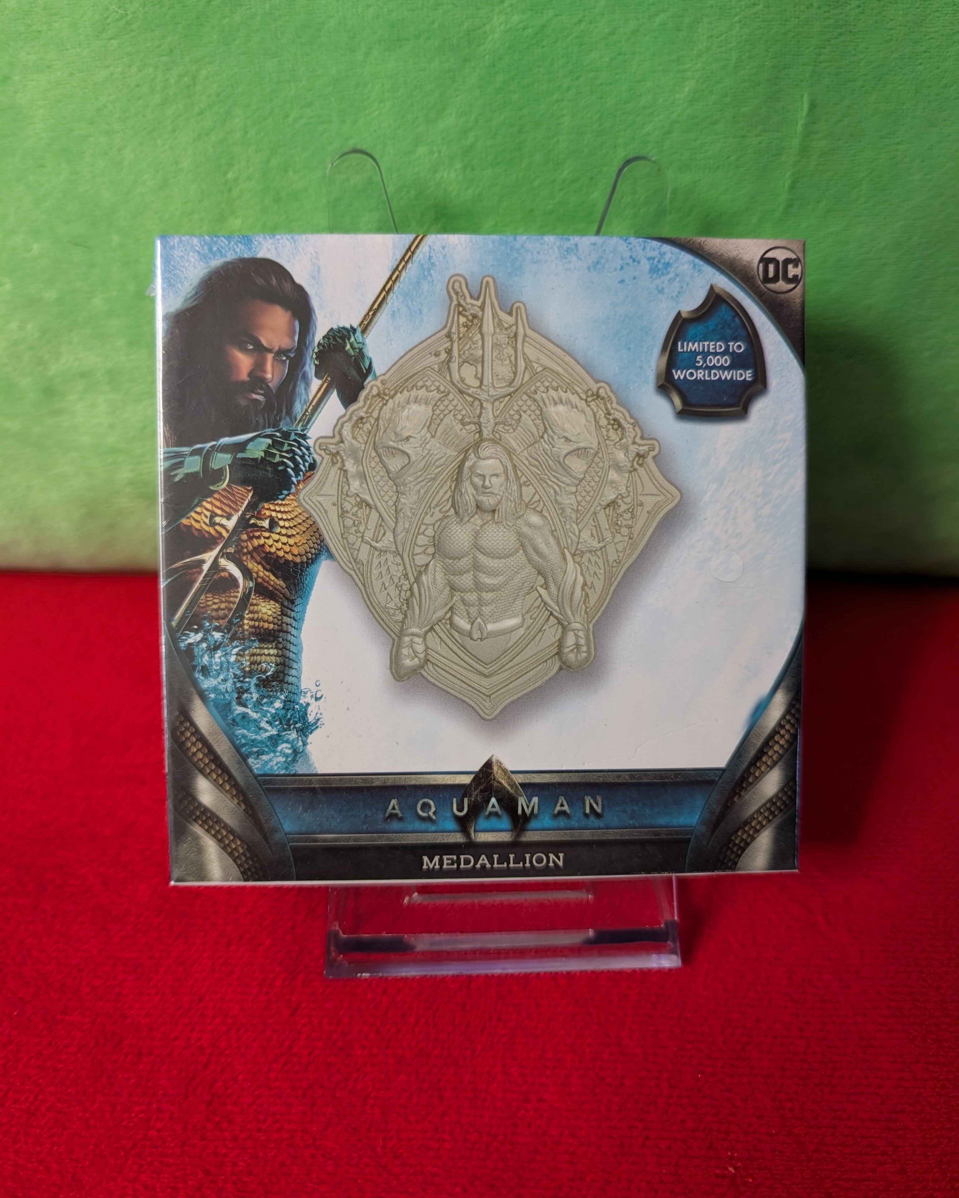 DC Movies : Aquaman Limited Edition Collectible Medallion