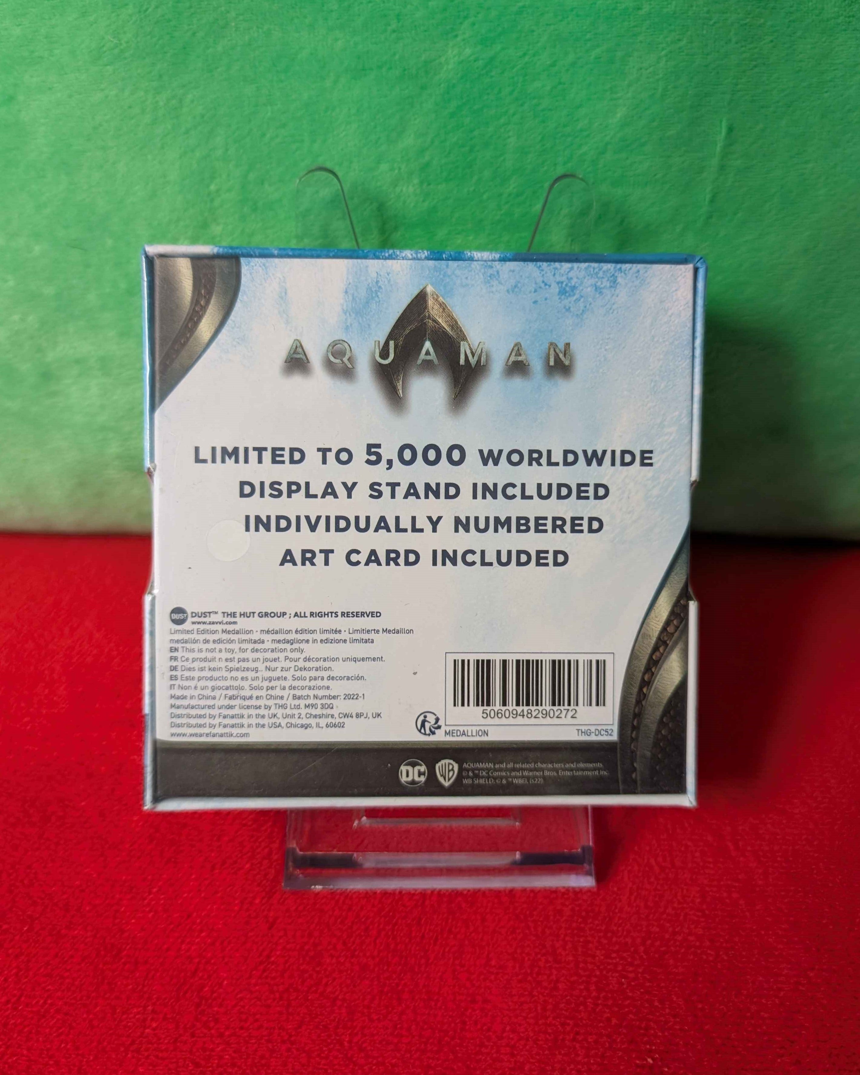DC Movies : Aquaman Limited Edition Collectible Medallion