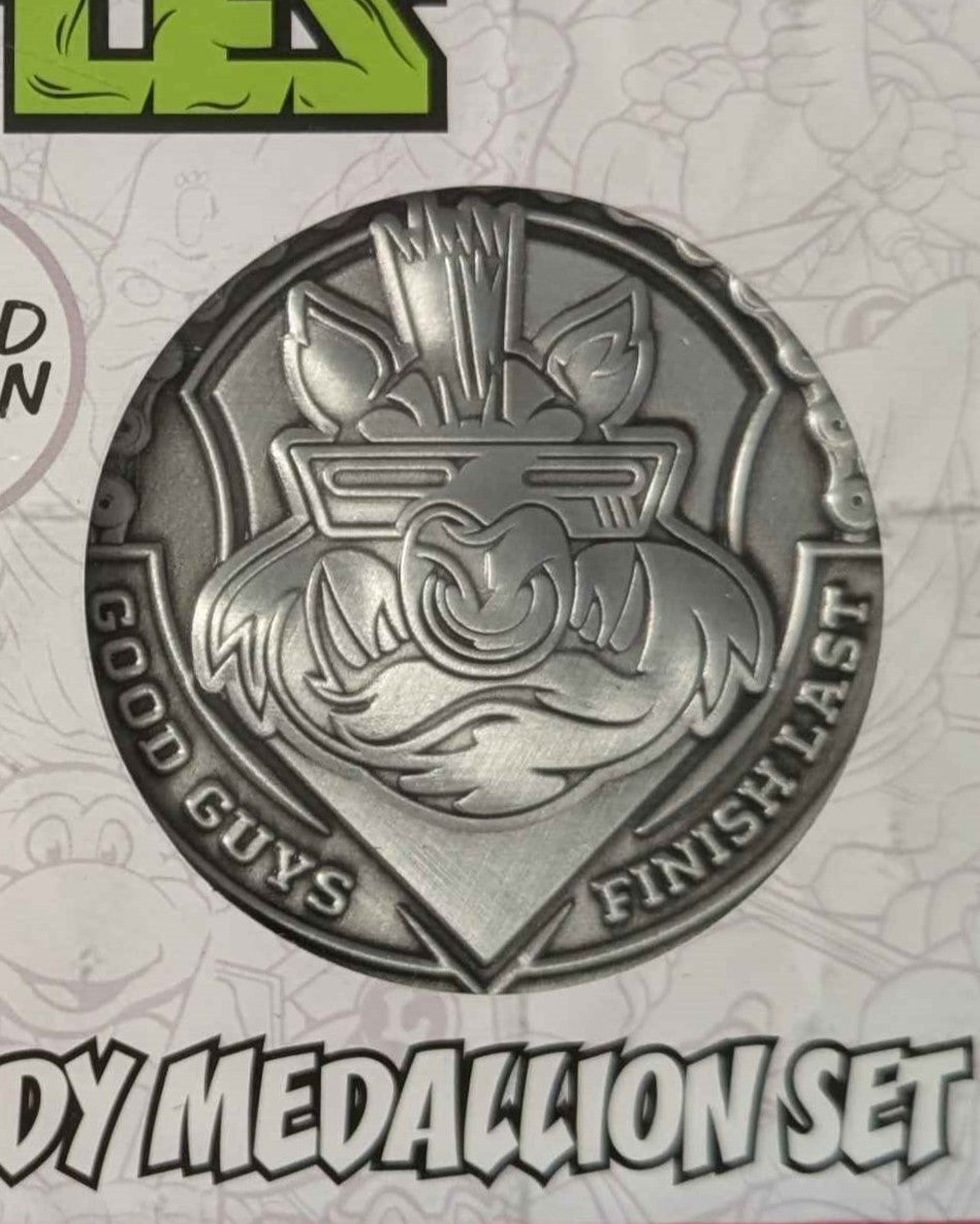 Teenage Mutant Ninja Turtles : Limited Edition Medallion Set - Bebop & Rocksteady