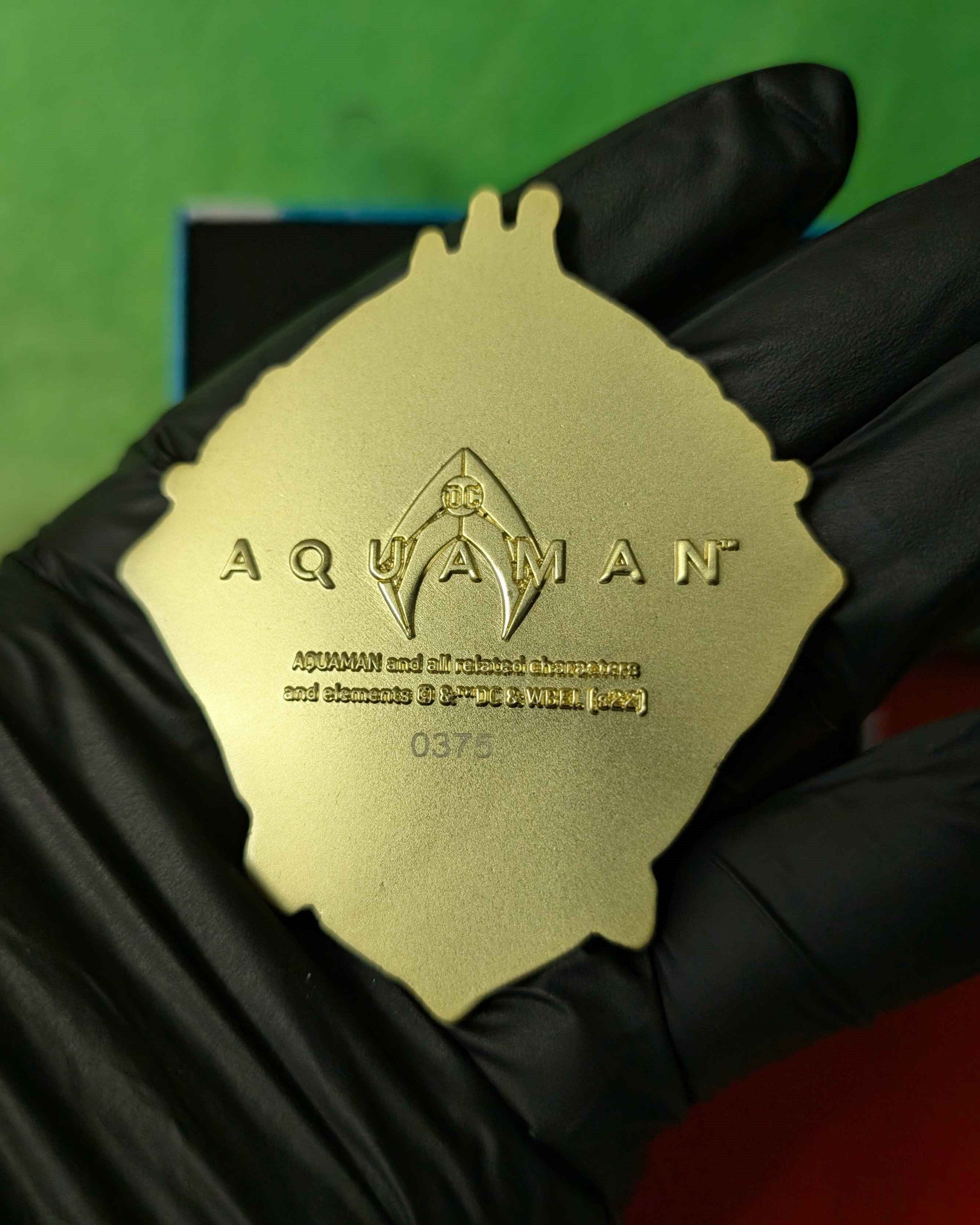 DC Movies : Aquaman Limited Edition Collectible Medallion