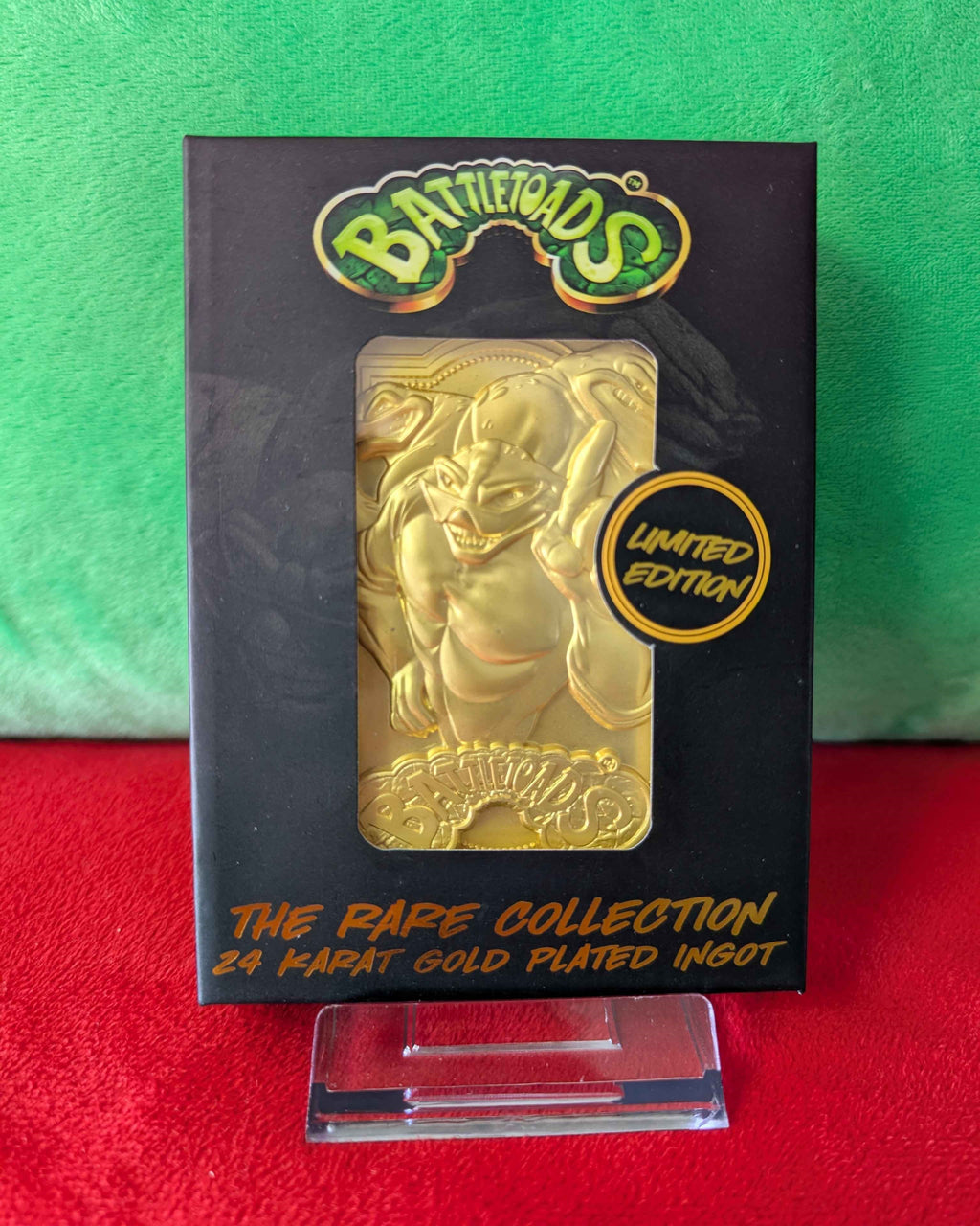 Battletoads : Limited Edition Collectible 24k Gold Plated Ingot