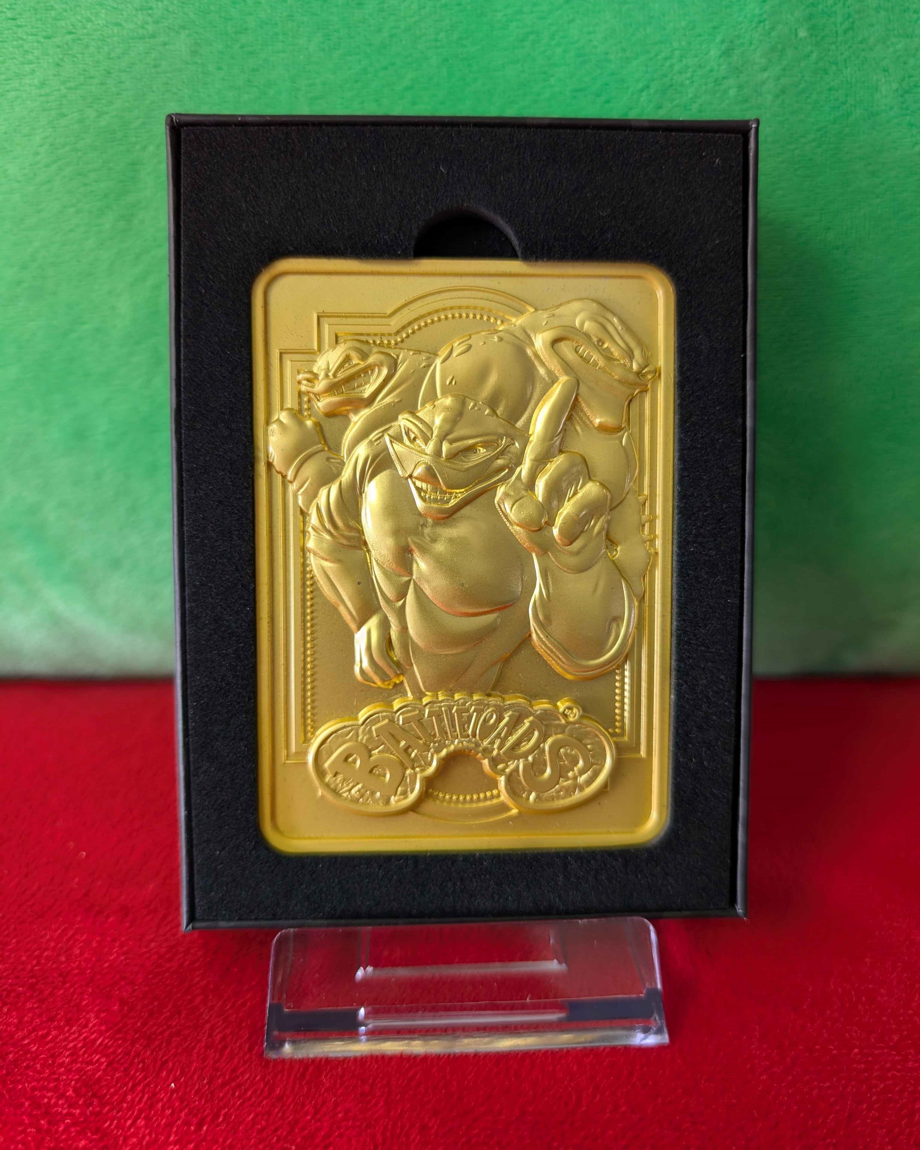 Battletoads : Limited Edition Collectible 24k Gold Plated Ingot