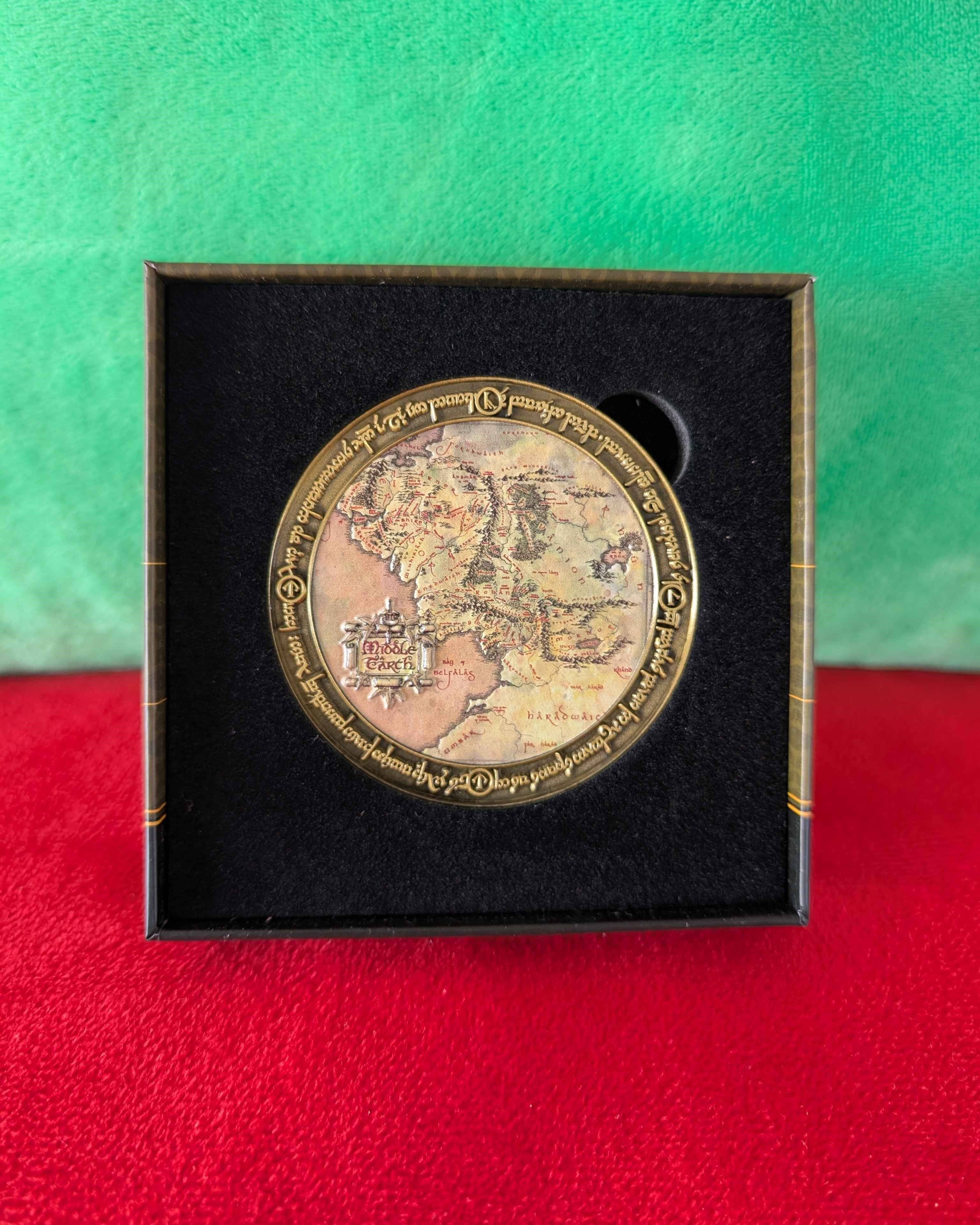 Lord of the Rings : Middle Earth Map Deluxe Limited Edition Coin