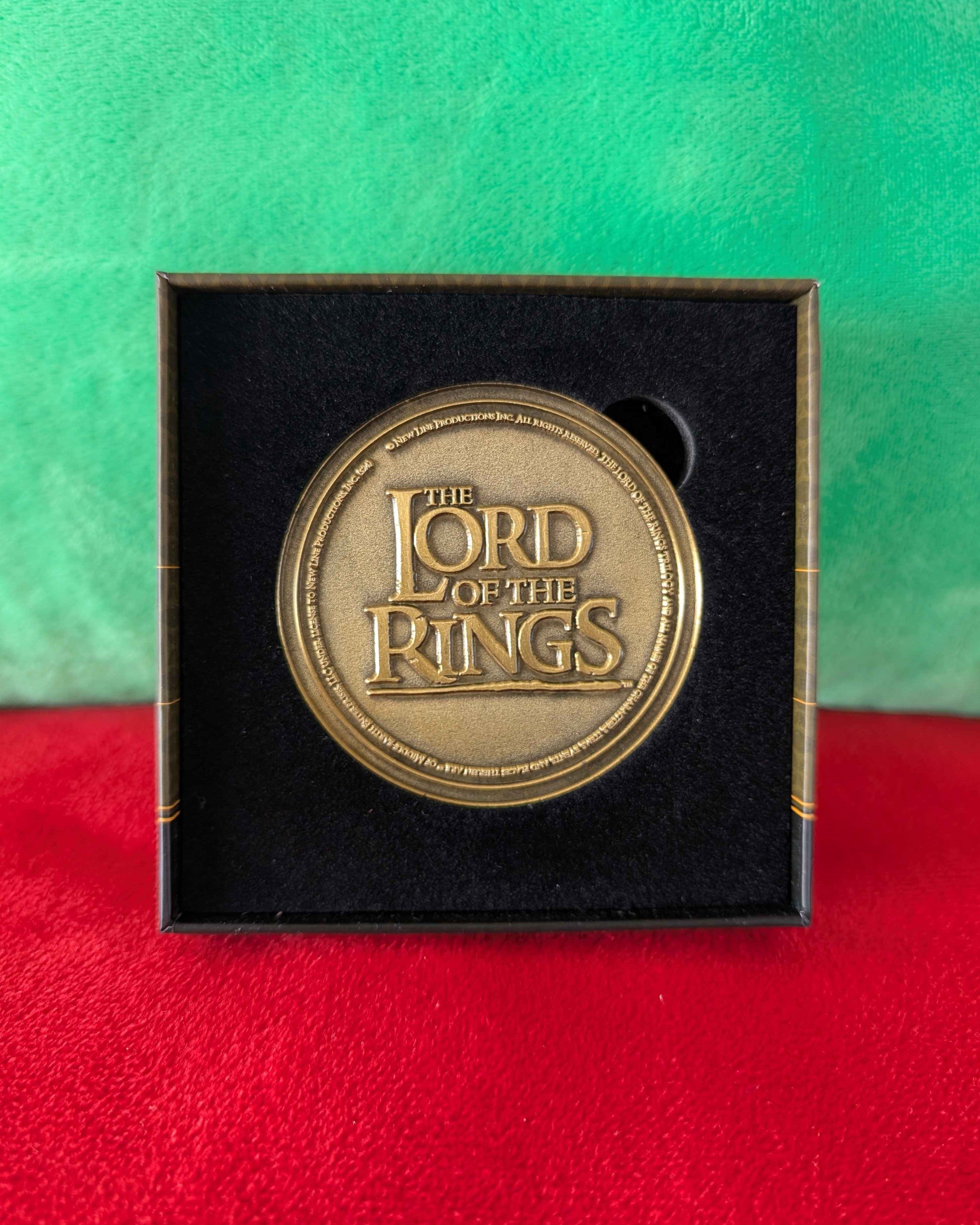 Lord of the Rings : Middle Earth Map Deluxe Limited Edition Coin