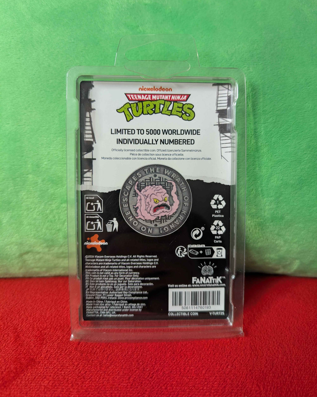 TMNT : Teenage Mutant Ninja Turtles & Krang Collectible Coin
