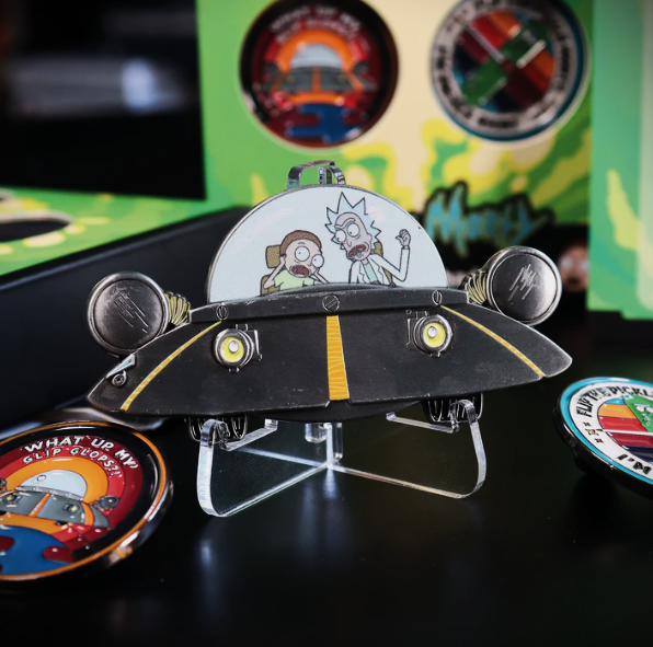 Rick & Morty : Limited Edition Collectible Ship Medallion