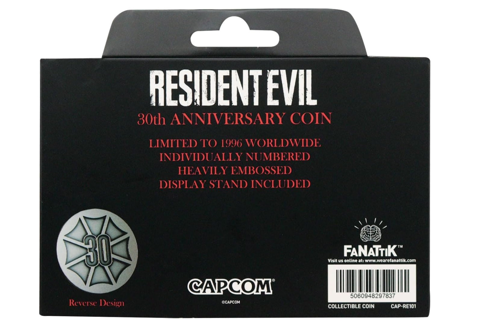 Resident Evil : 30th Anniversary Presentation Coin Limited Edition Collectible
