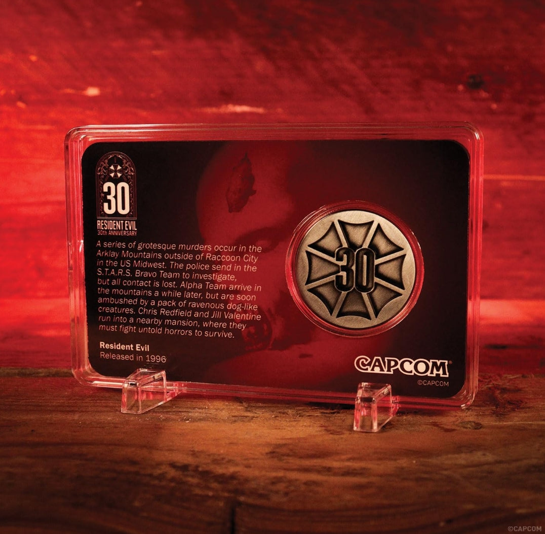 Resident Evil : 30th Anniversary Presentation Coin Limited Edition Collectible
