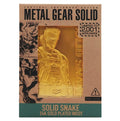 Metal Gear Solid 2 - 24k Gold Plated Snake Ingot