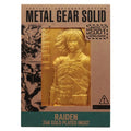 Metal Gear Solid 2 - 24k Gold Plated Raiden Ingot