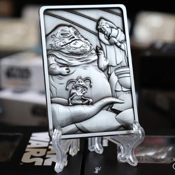 Star Wars : Limited Edition Collectible Jabba the Hut Metal Ingot Collectible