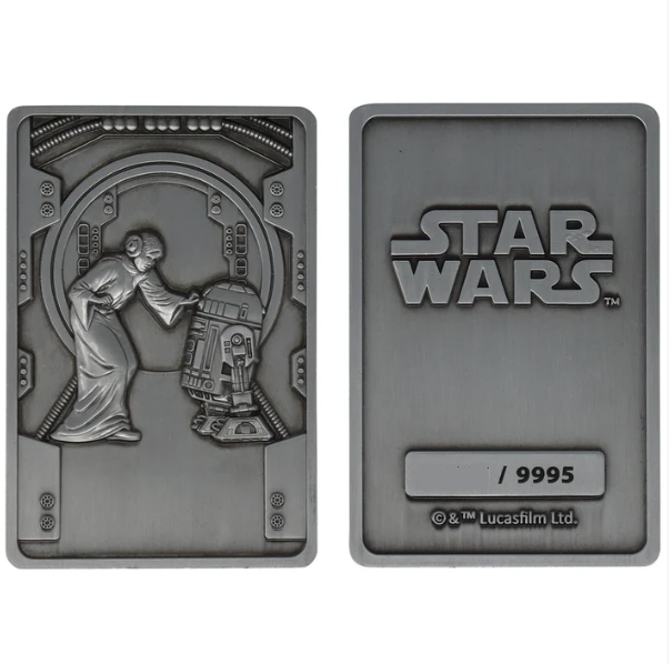 Star Wars : Limited Edition " My Only Hope " Metal Ingot Collectible