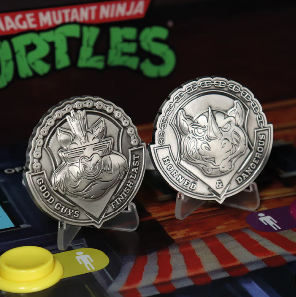Teenage Mutant Ninja Turtles : Limited Edition Medallion Set - Bebop & Rocksteady