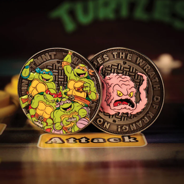 TMNT : Teenage Mutant Ninja Turtles & Krang Collectible Coin