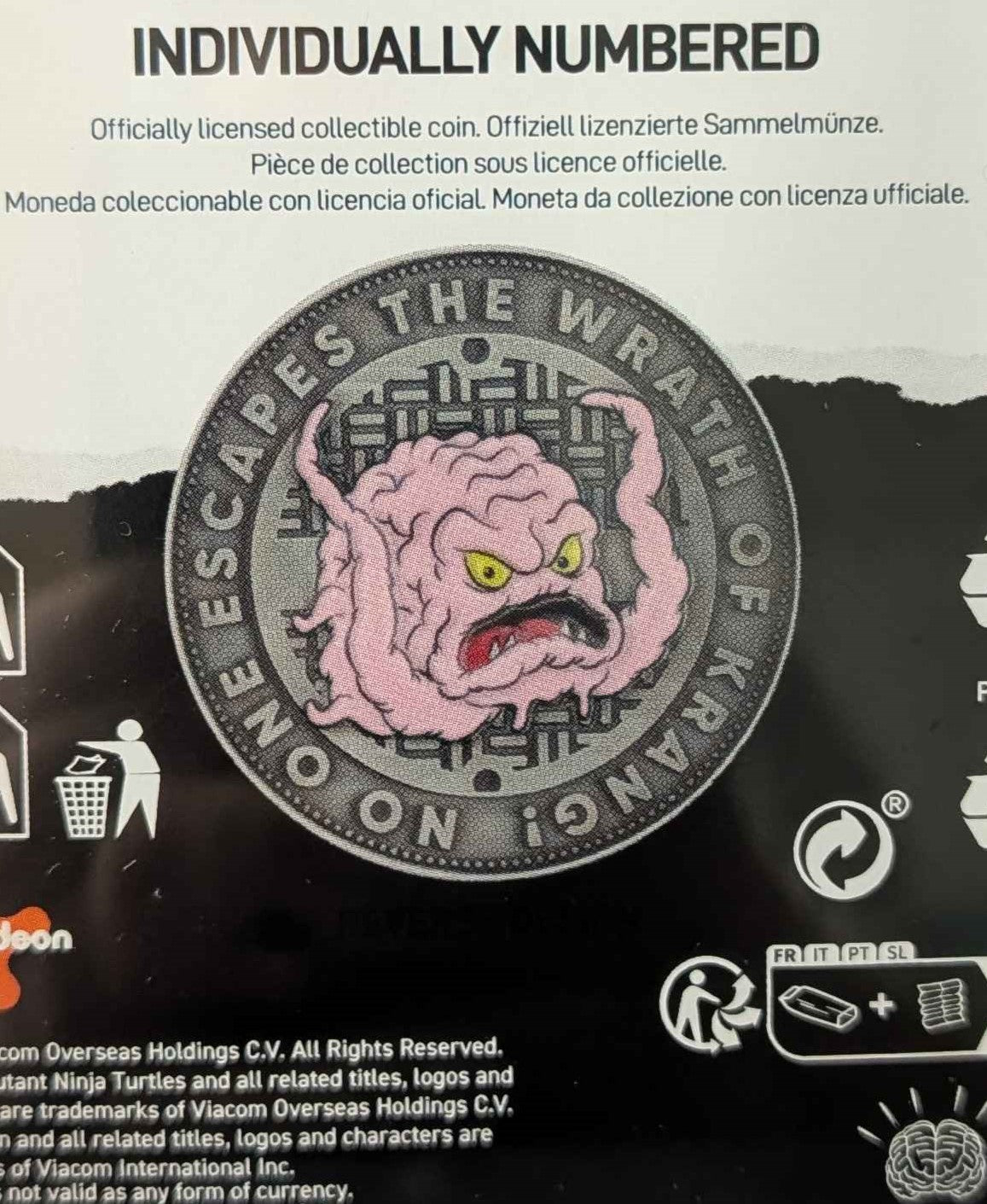 TMNT : Teenage Mutant Ninja Turtles & Krang Collectible Coin