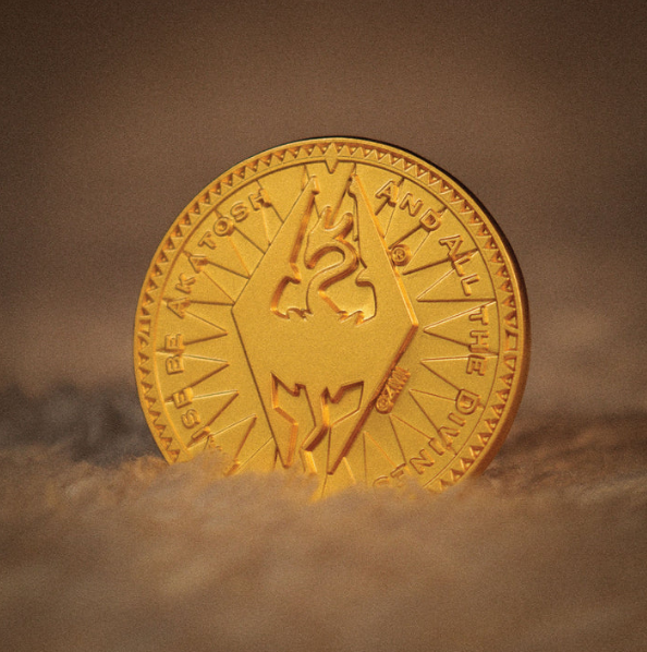 The Elder Scrolls V: Skyrim Septim Coin - Misty Gold Edition