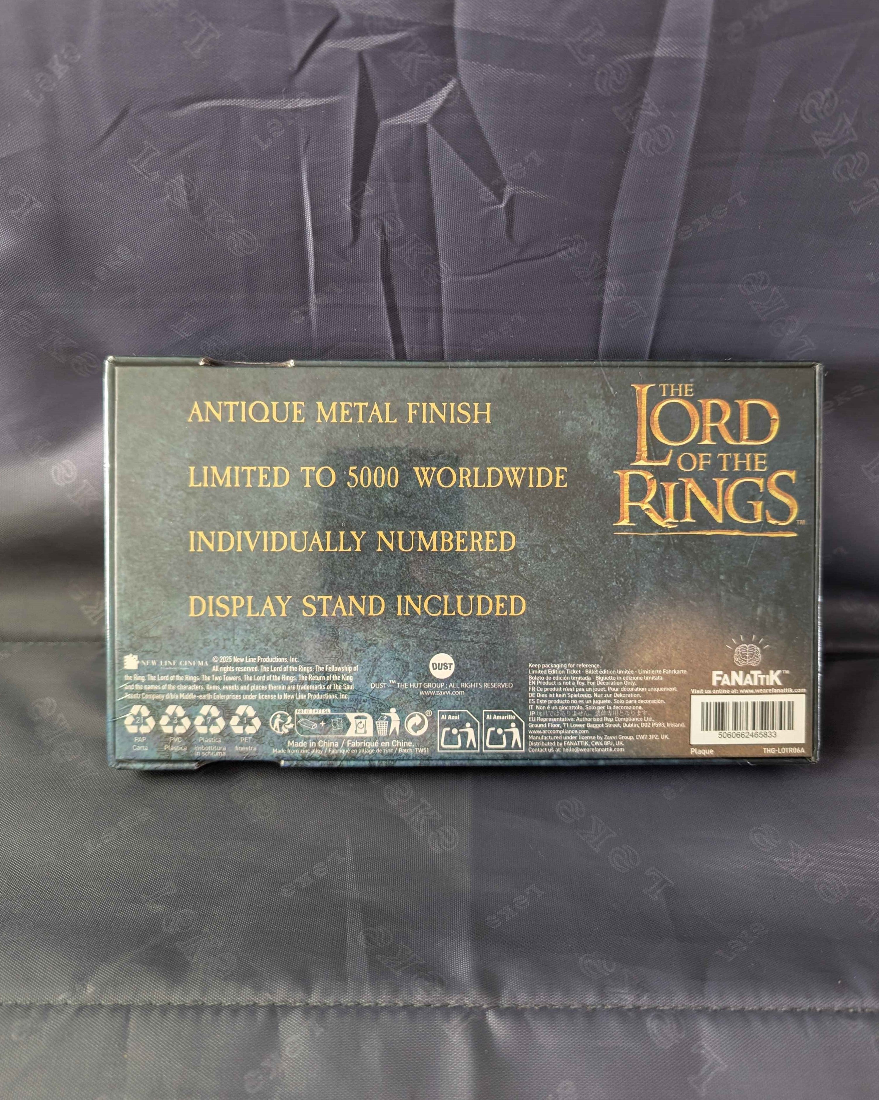 The Lord of the Rings : The Fellowship Limited Edition Collectible Plaque
